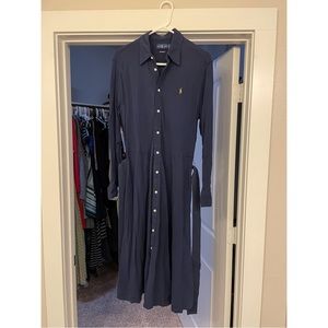 WORN ONCE! Ralph Lauren Knit Oxford Dress - Navy